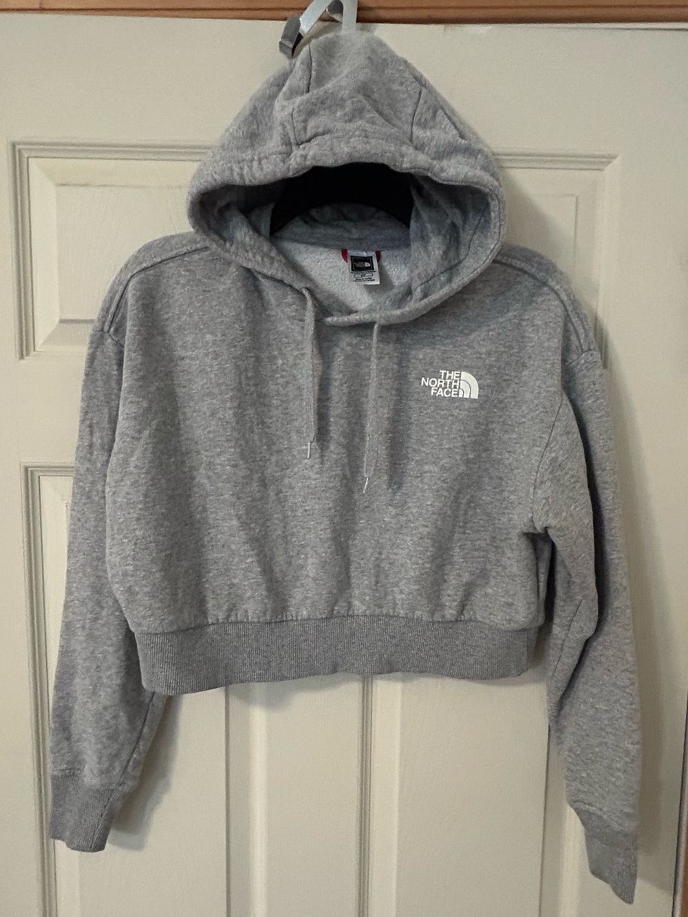 The North Face Women’s Gray Cropped Hoodie Sweater size S